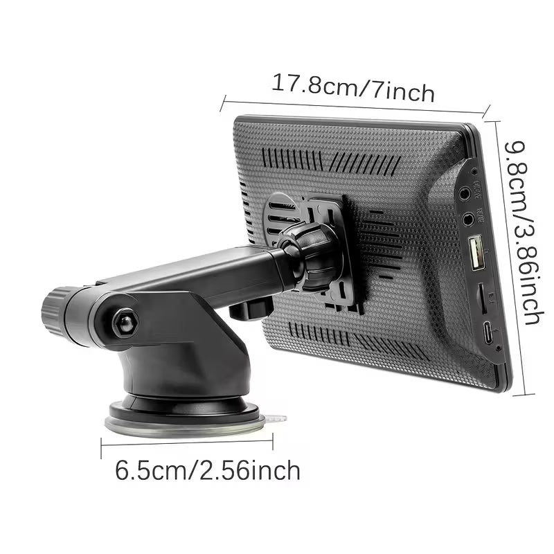 Wireless CarPlay & Android Auto Touch HD Screen B500 7-Inch | Car Video & Music Player with TF/USB/BT | Easy Installation Car Multimedia Display