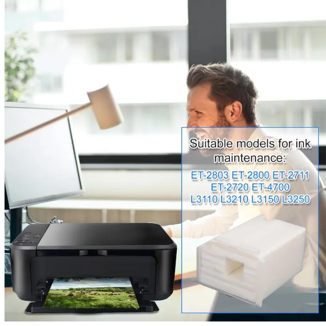 Epson Waste Ink Absorbent Sponge Replacement Pad for L-Series & EcoTank Printers 2pc