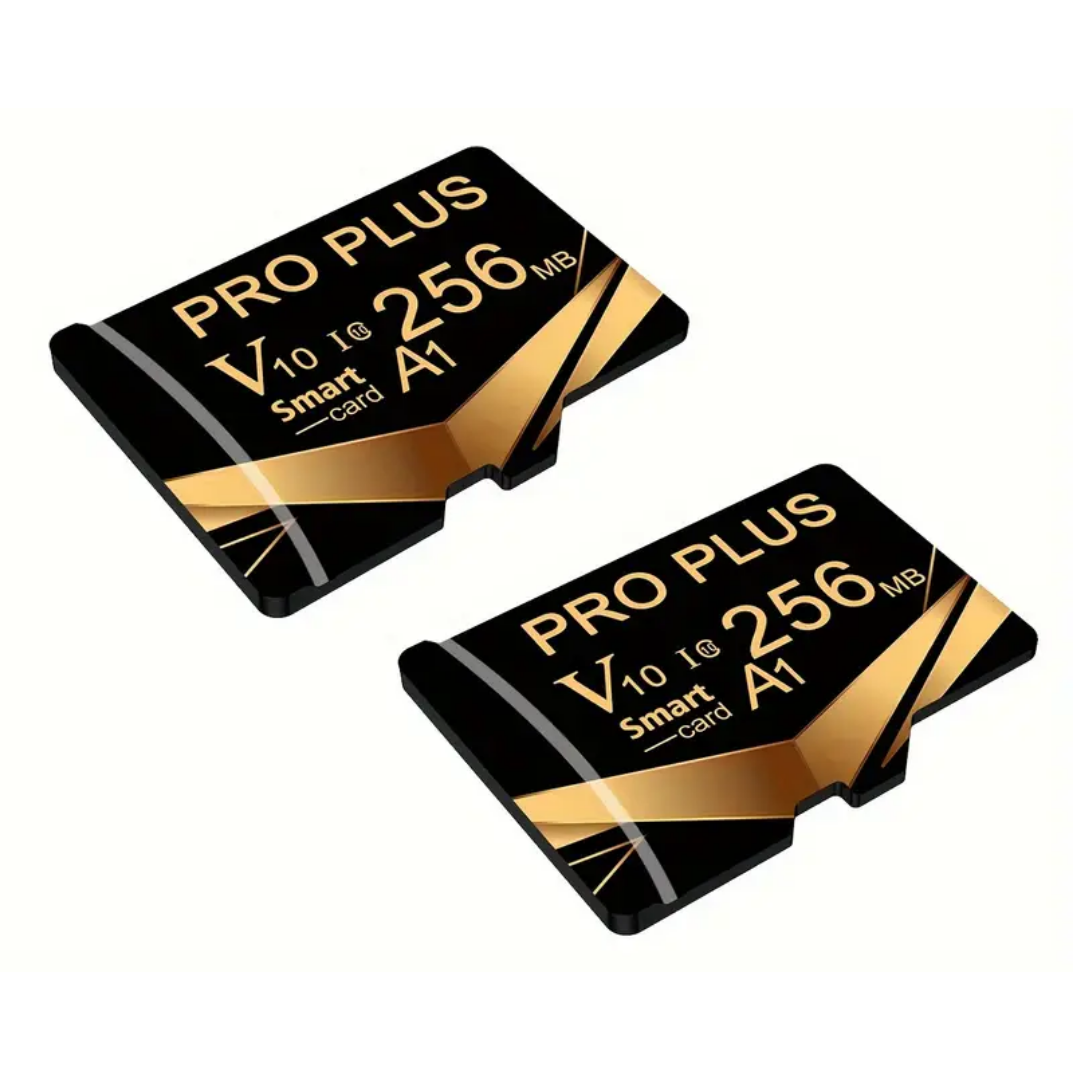 2pcs 256MB TF Memory Card – Real Capacity Flash Card for Tablets, Cameras, Phones, Laptops, Car Audio & Game Consoles