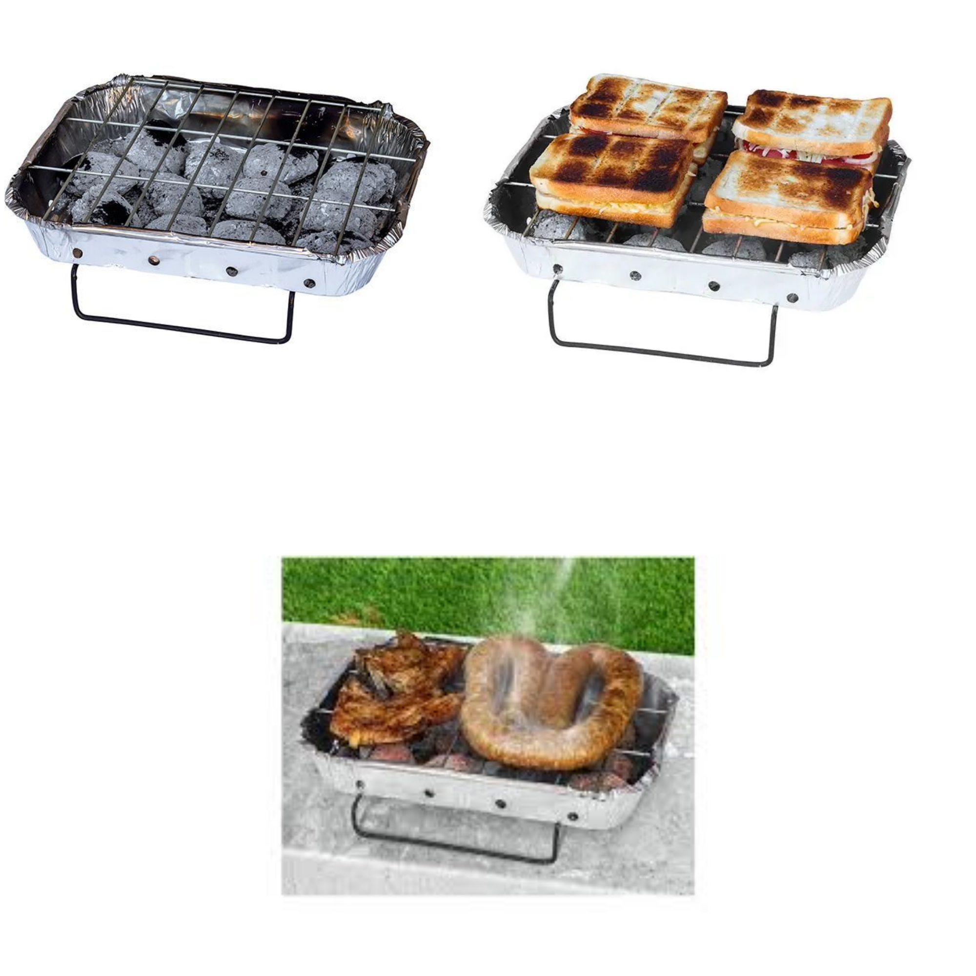 Ignite Disposable Braai – Charcoal BBQ Grill for Outdoor, Camping & Picnics (490 × 290 mm)