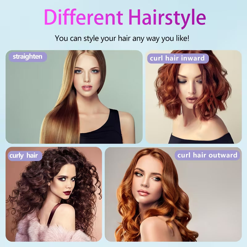 Cordless Hair Straightener Brush