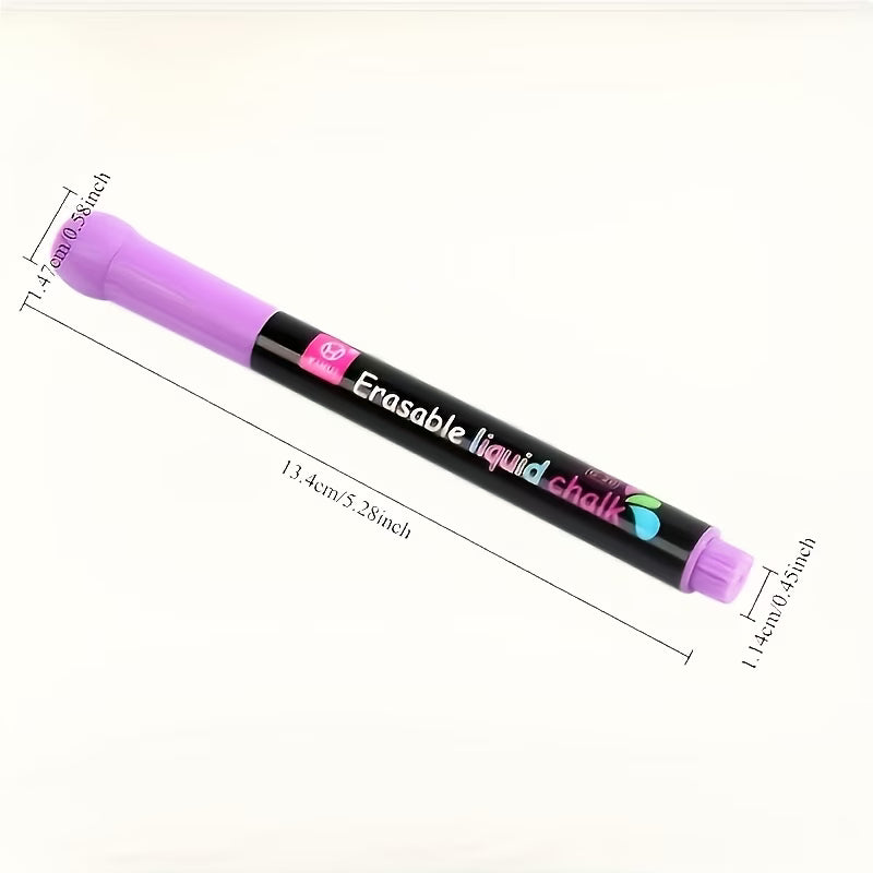 6 Piece Erasable Liquid Chalk Marker Set