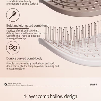 TangleFree Pro – Quick Easy Clean Detangler Hairbrush
