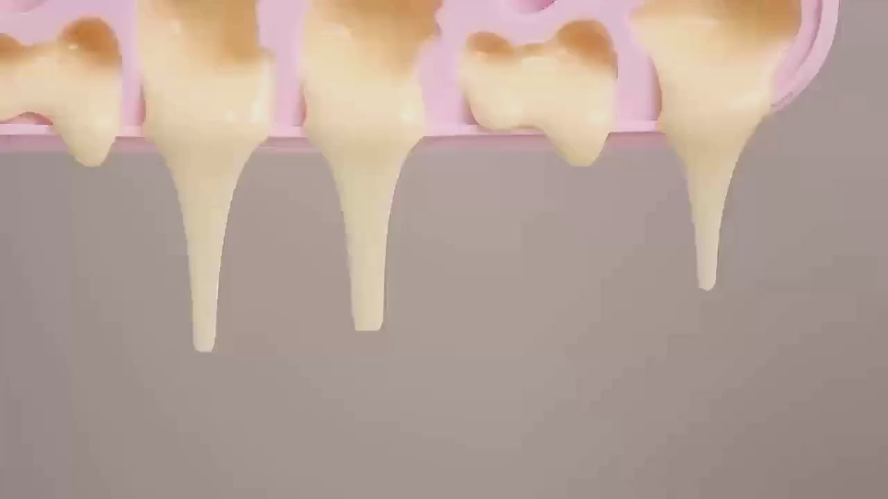 Kitty Silicone Ice Cube Tray with Lid – Cute Cartoon Cat & Bow Shapes, Flexible Pink Mold for Ice, Chocolate & Creative DIY Treats